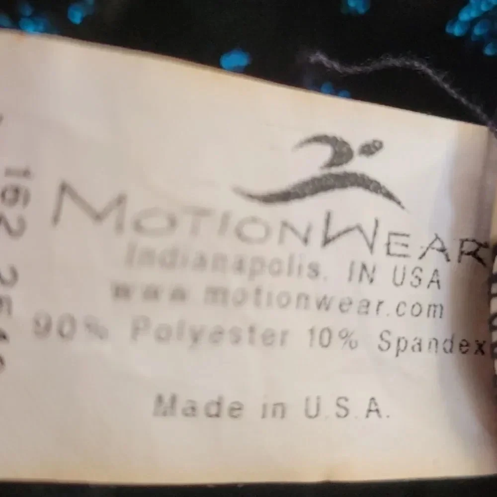 MOTIONWEAR Blue and‎ Black Srarburst Girl's Costume